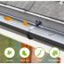 Aluminum Gutter Guardrail to Prevent Clogging Gutter Protection Cover